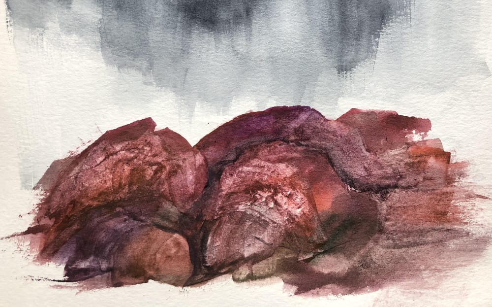 Watercolor Landscape Workshop - image 16 - student project