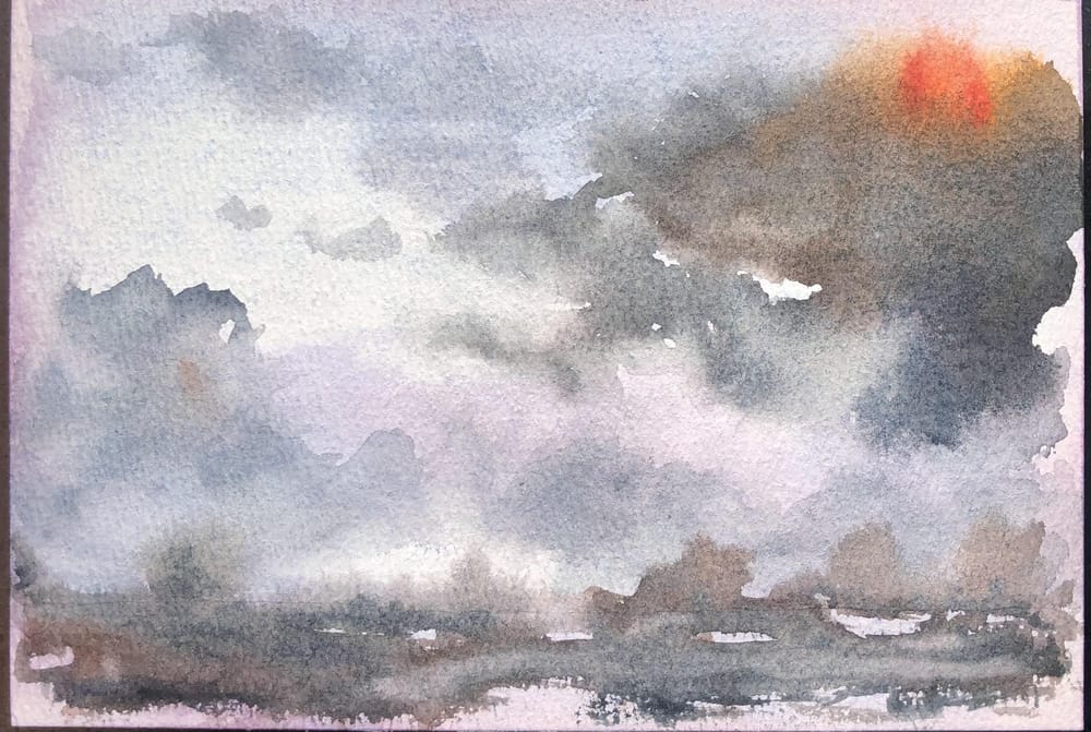 Watercolor Landscape Workshop - image 29 - student project