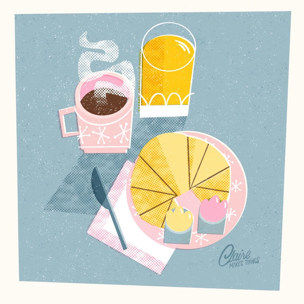 My Breakfast Still Life Illustration - image 5 - student project