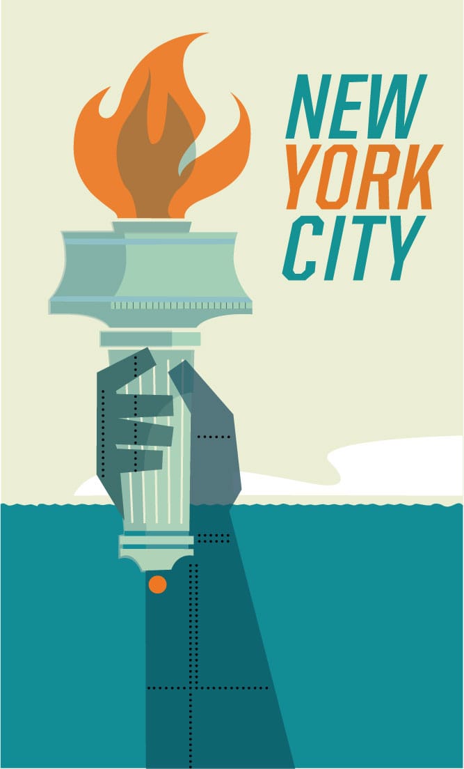 New York Poster - image 1 - student project