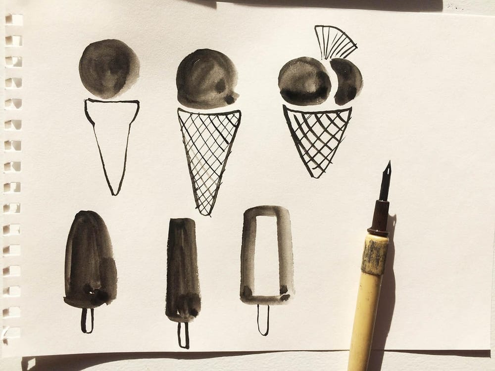 Sketch to icons - Fruit and Popsicles - image 5 - student project