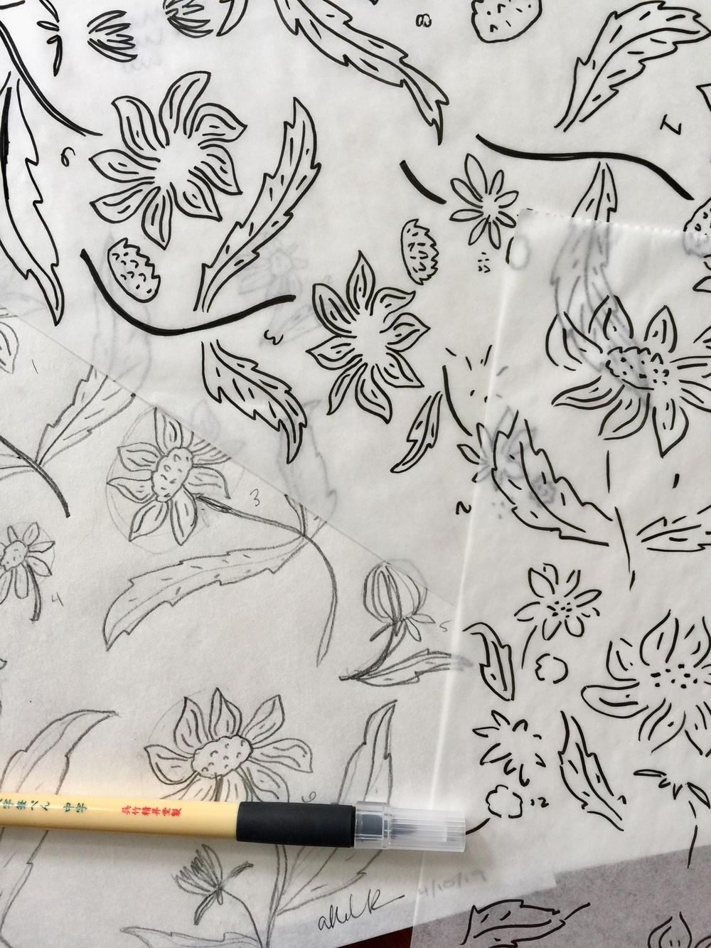 Sketching Flowers - image 1 - student project