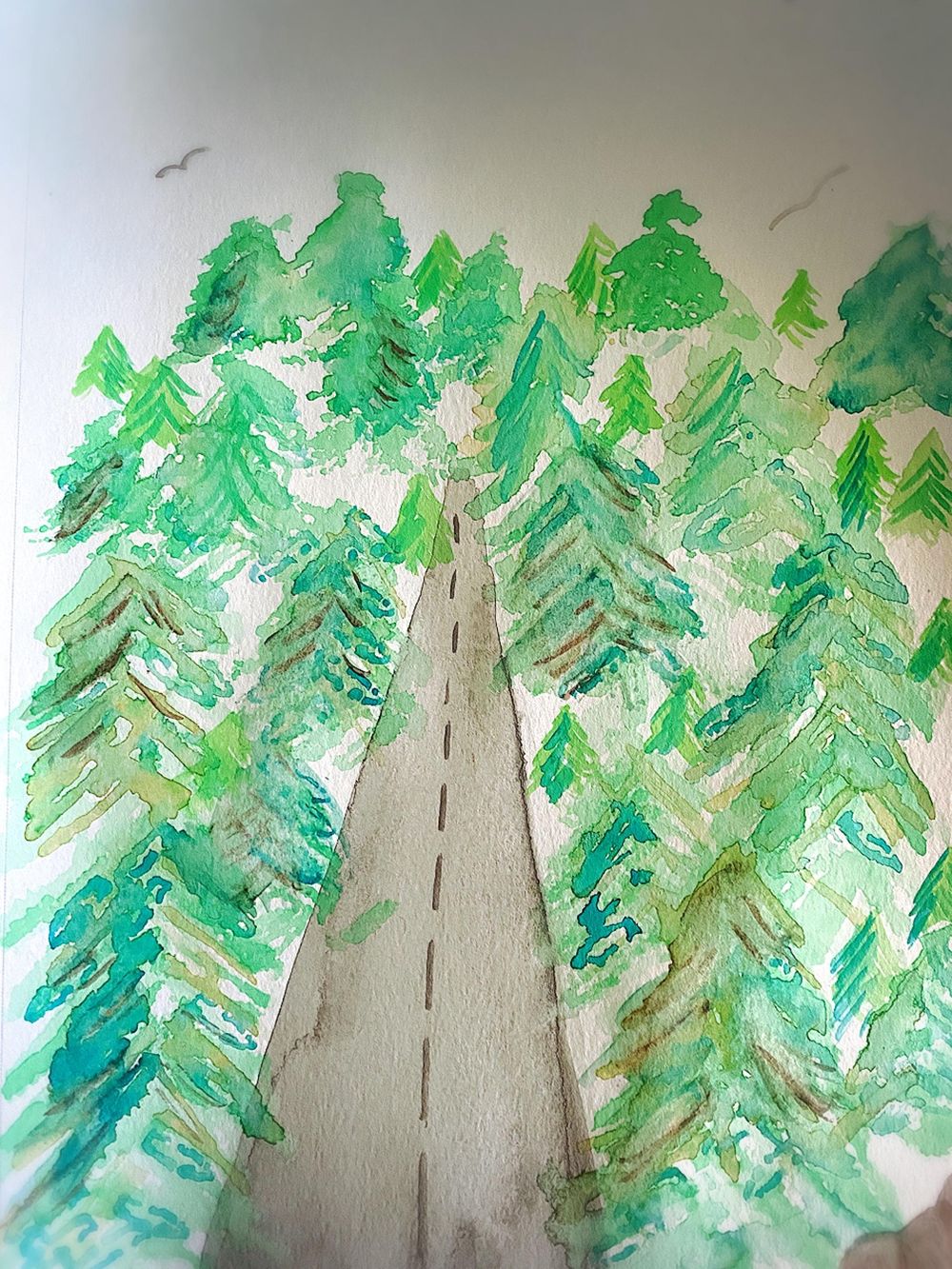Watercolor Hypnobirthing Affirmations - image 3 - student project