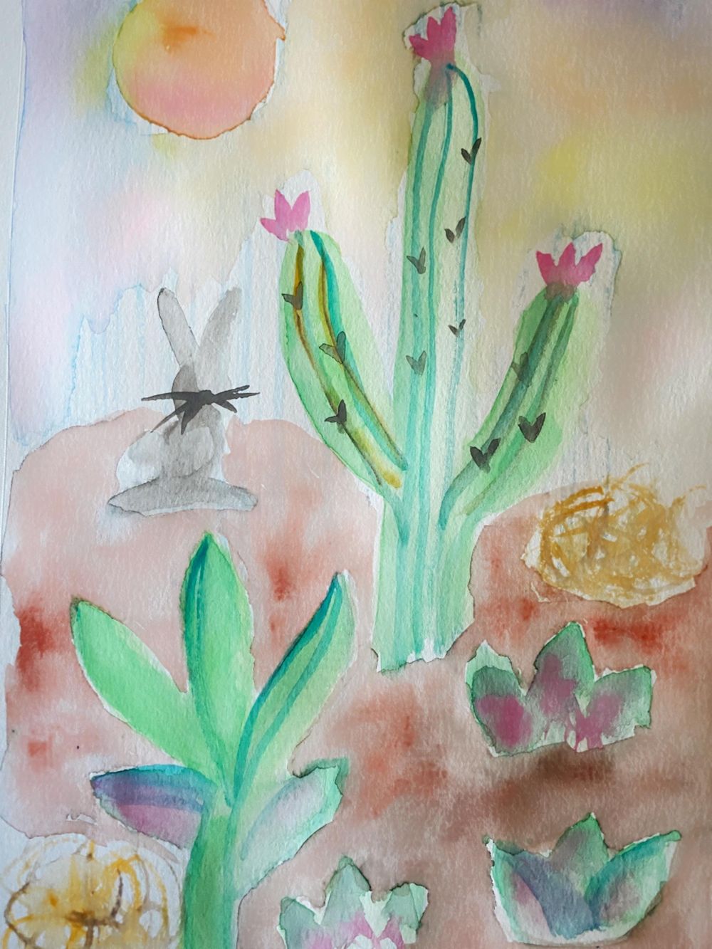 Watercolor Hypnobirthing Affirmations - image 4 - student project