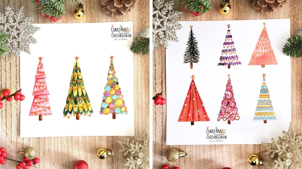 Winter Watercolor Illustration: 7 Festive Holiday Painting Projects - image 1 - student project