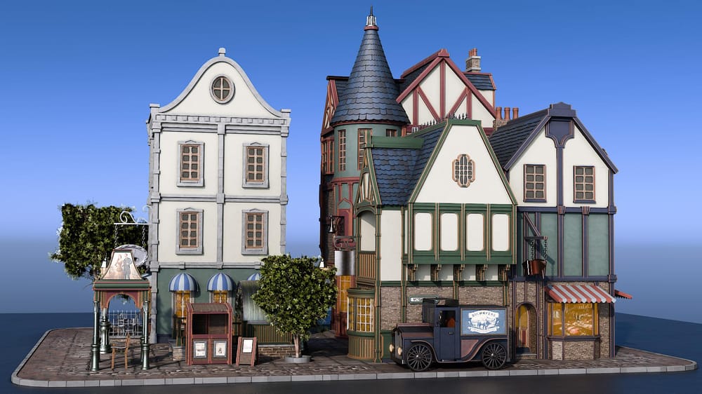 Victorian Street Scene - image 3 - student project