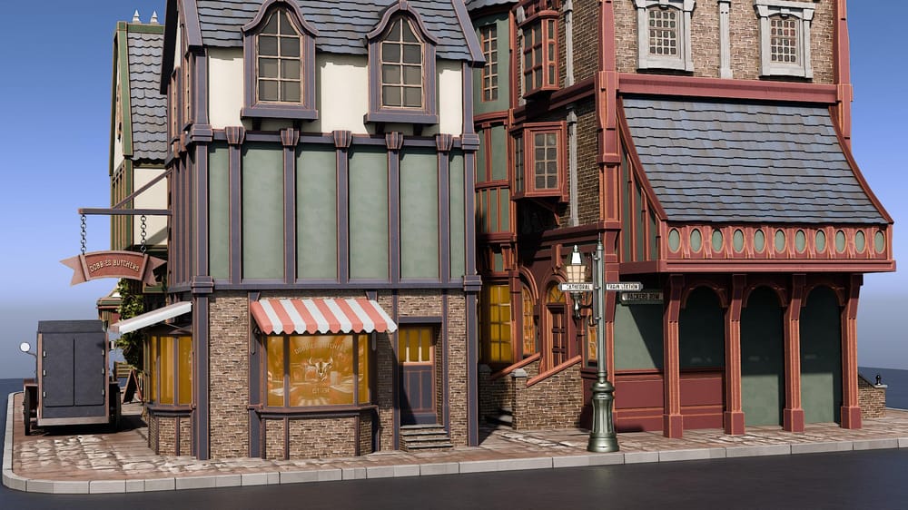 Victorian Street Scene - image 5 - student project