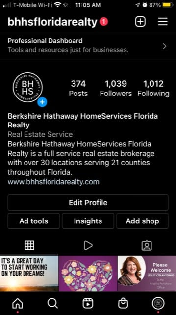 BHHS Florida Realty Profile - image 1 - student project