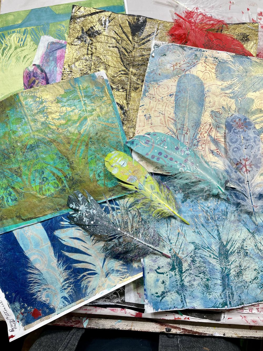 Week 3 collage prints timepiece and nature’s harmony - image 3 - student project
