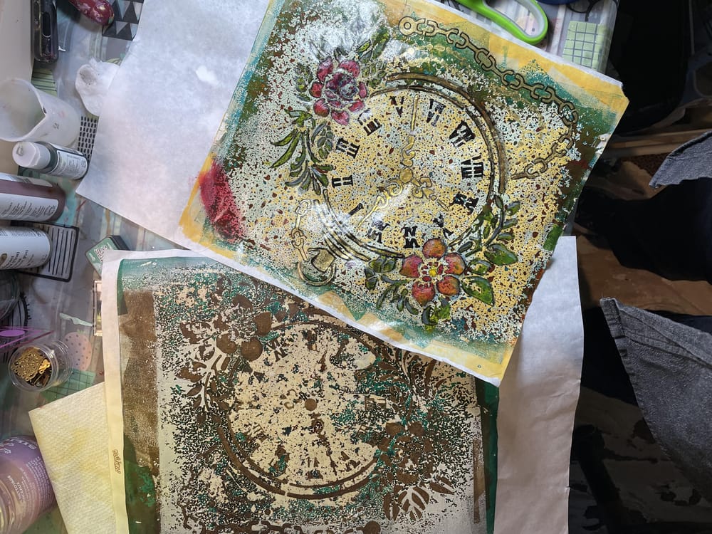 Week 3 collage prints timepiece and nature’s harmony - image 4 - student project