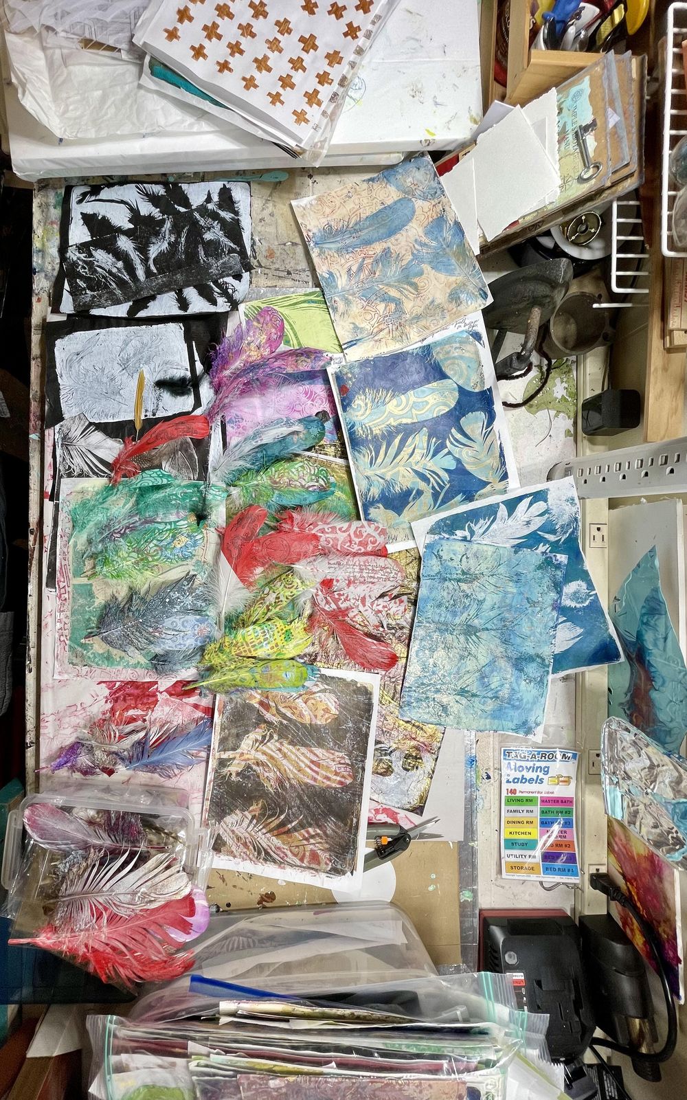 Week 3 collage prints timepiece and nature’s harmony - image 5 - student project