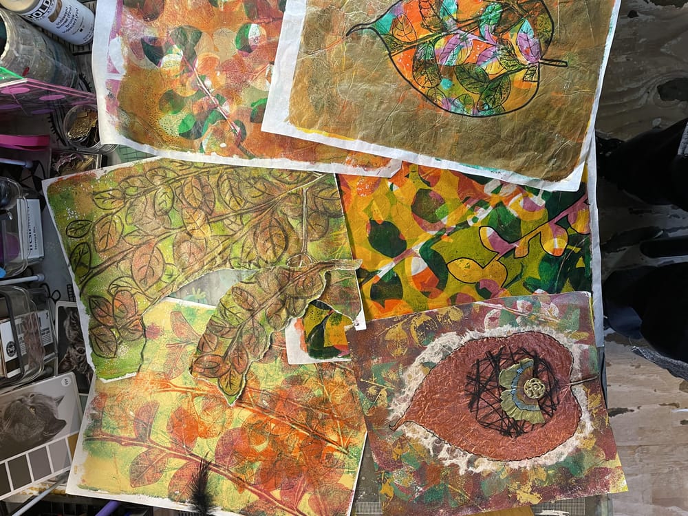 Week 3 collage prints timepiece and nature’s harmony - image 2 - student project