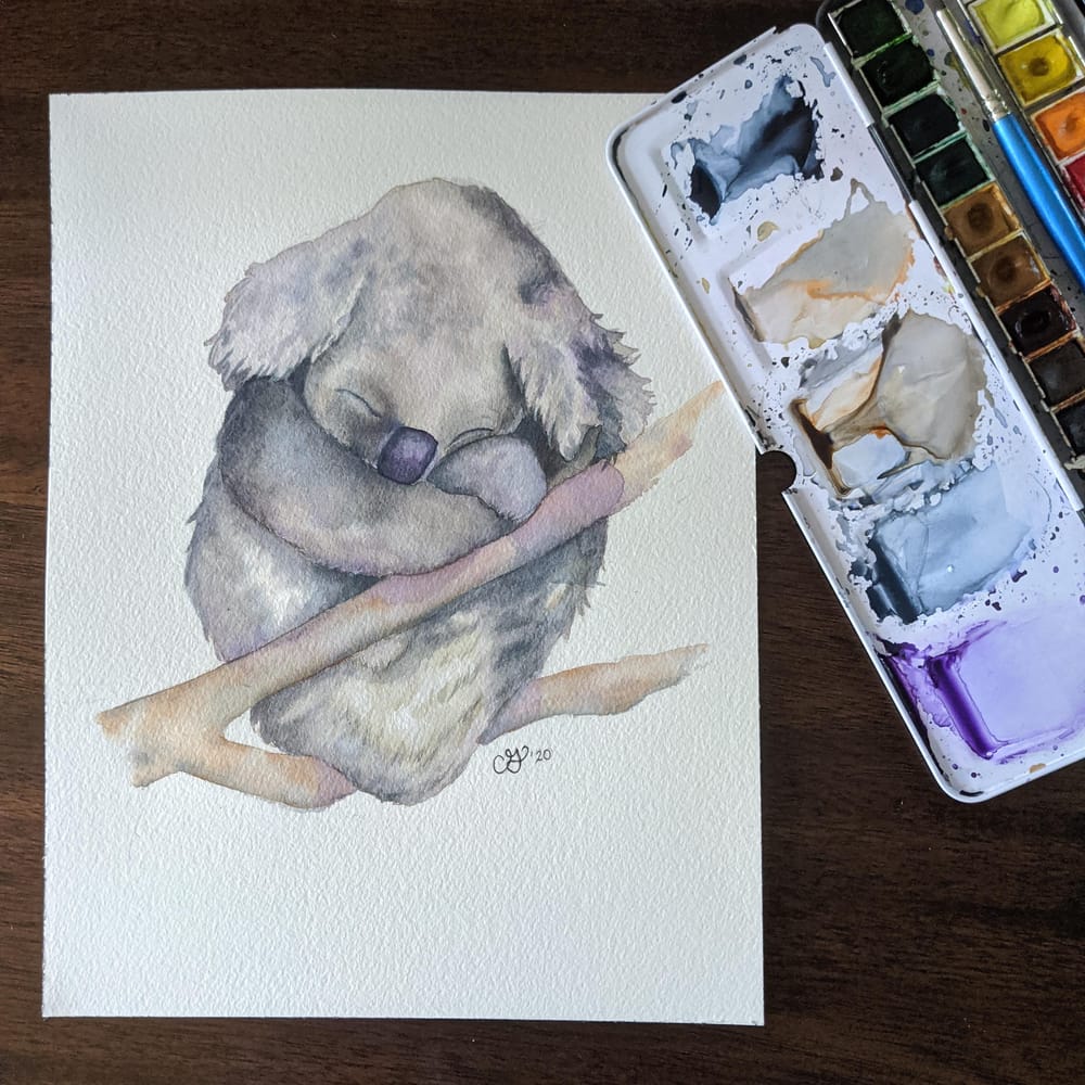 Koala Wet on Wet Pracitce - image 3 - student project