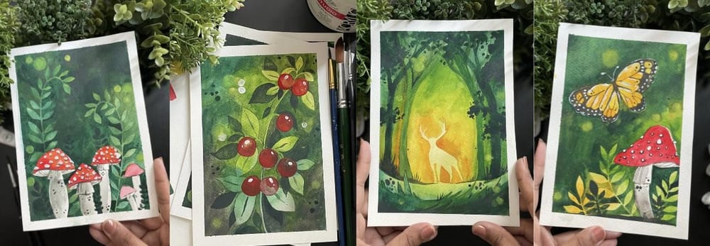Paint Enchanting Woodlands - image 1 - student project