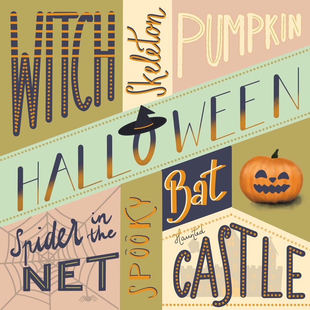 Lettering and illustrations - image 1 - student project