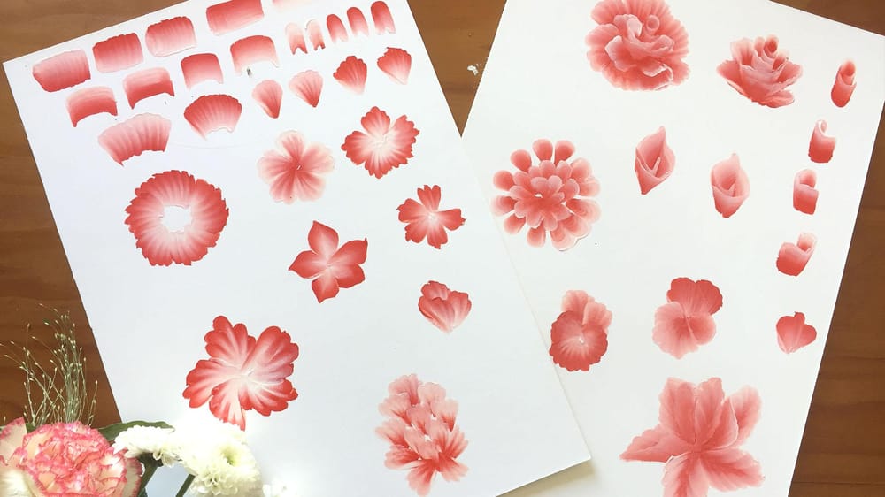 One Stroke Painting | Florals - image 1 - student project