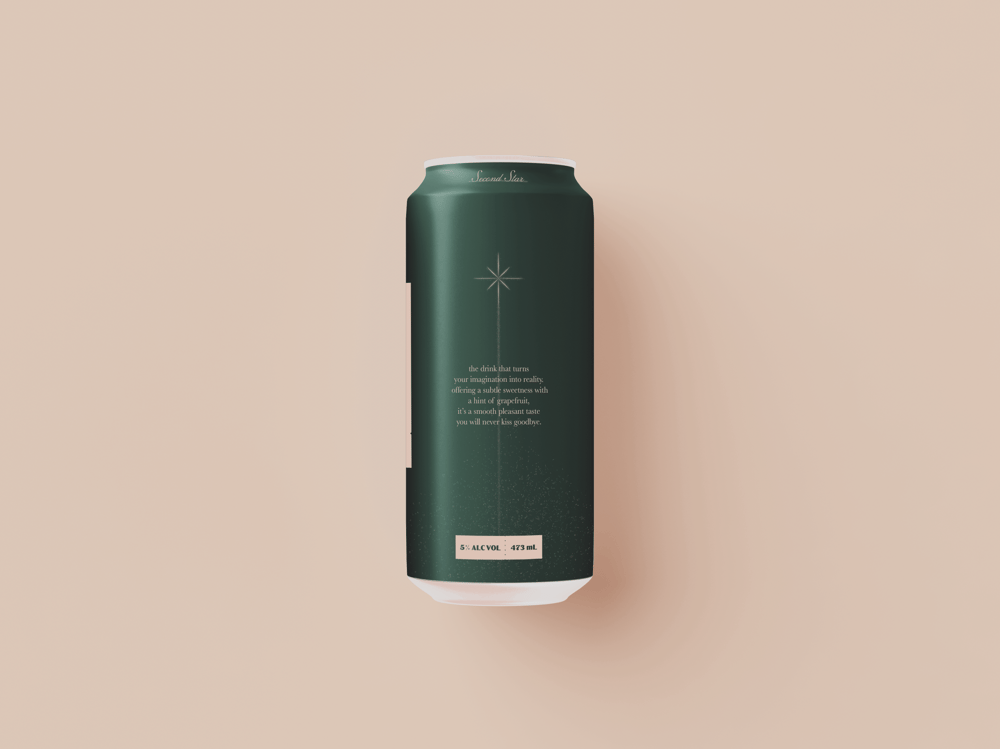 Second Star: Sparkling Cocktail - Beverage Brand - image 2 - student project