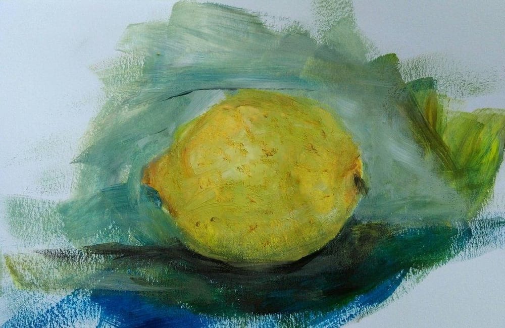 Day One Leaf (Watercolor) - image 2 - student project