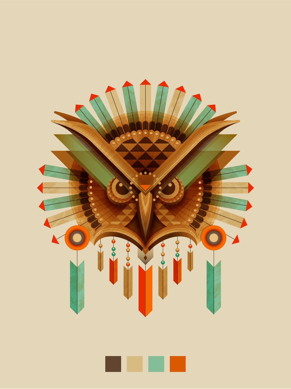 Geometric Owl - image 1 - student project