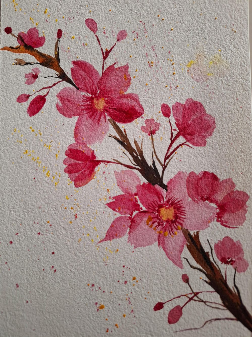Cherry blossom with Joly poa - image 1 - student project