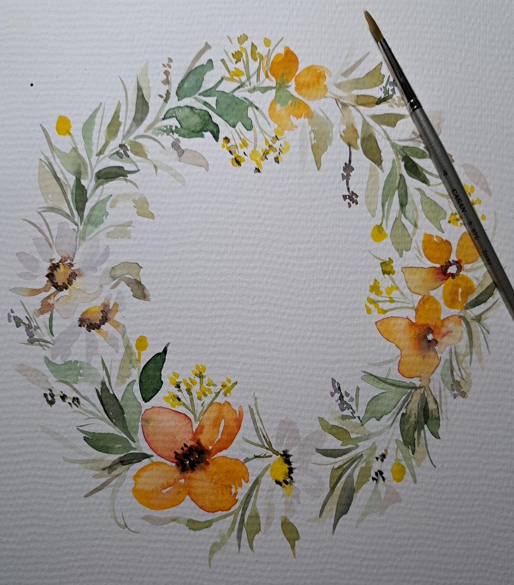 Corona elegante con Joly Poa - image 2 - student project