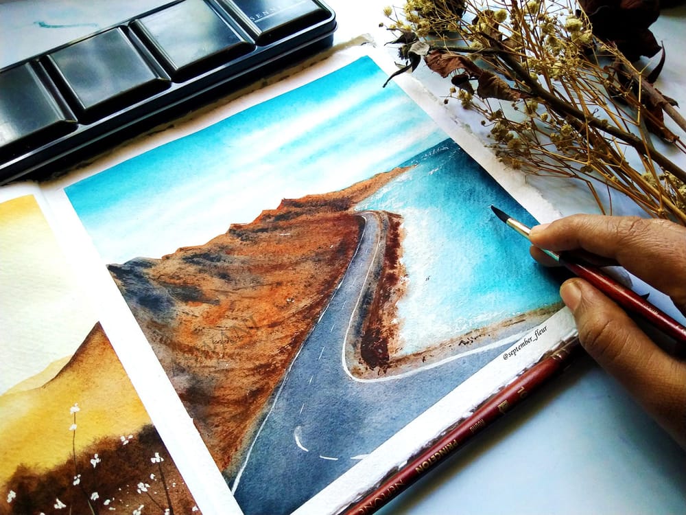 Watercolor Month -  30 day challenge - image 14 - student project