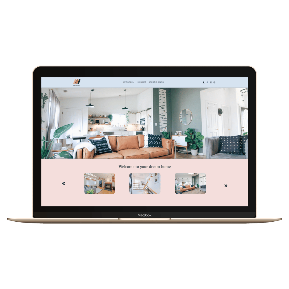 Maynooth Wireframe and mockup Skillshare Student Project