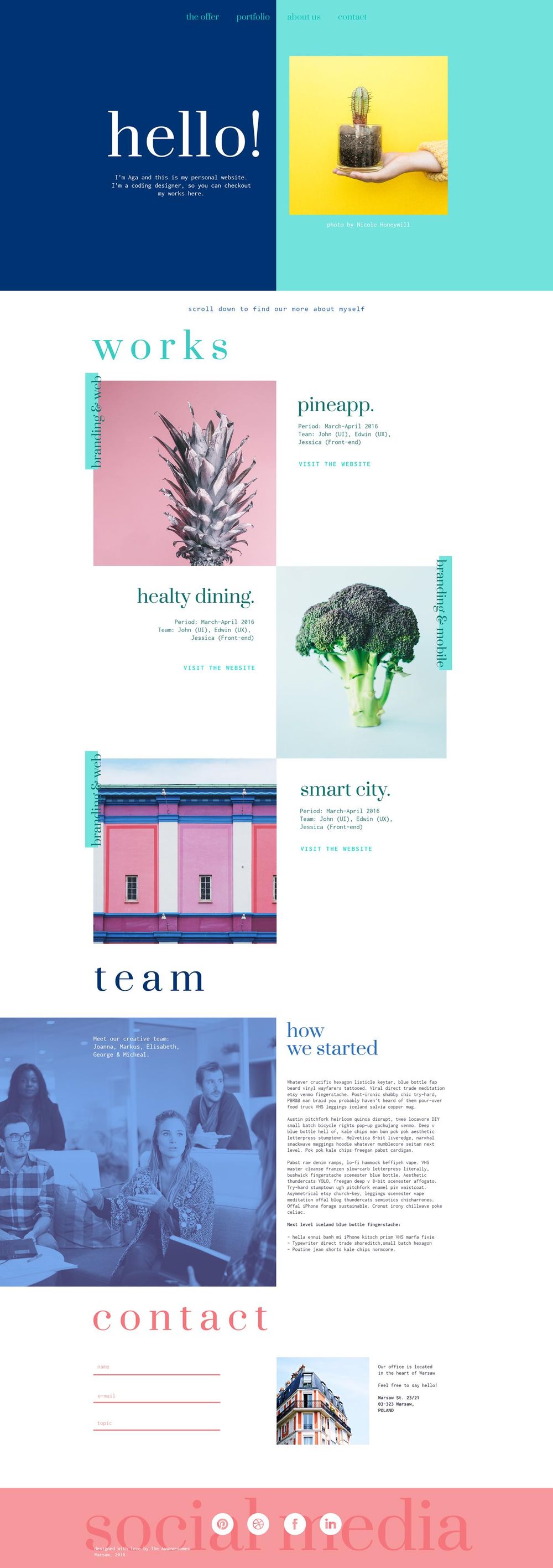 Build your own website from scratch (practical HTML & CSS) - image 1 - student project
