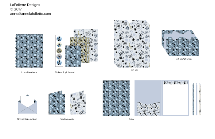 Pattern Design: Bringing my Artwork to Life on Stationary! - image 1 - student project