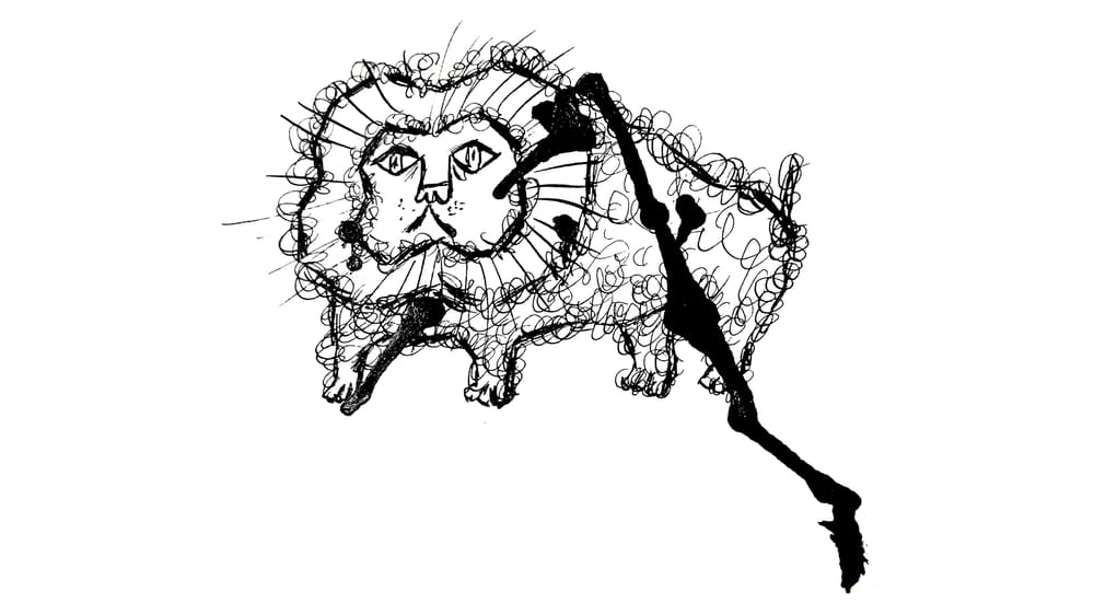 Lion Archer inspired by Ronald Searle - image 4 - student project