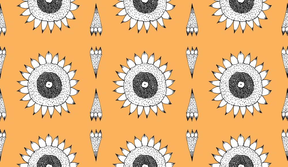 Sunflower Pattern Series - image 1 - student project