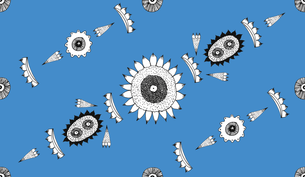 Sunflower Pattern Series - image 4 - student project