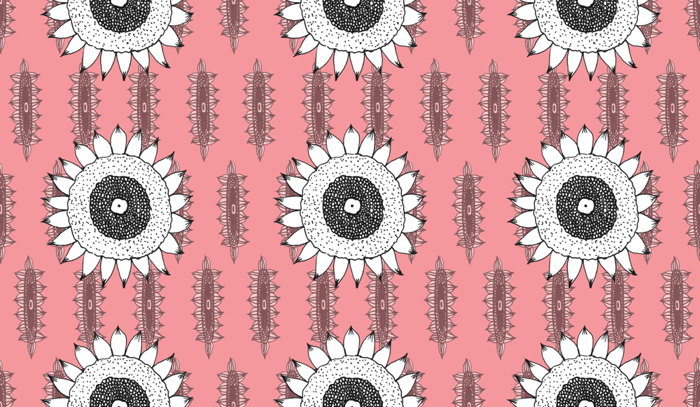Sunflower Pattern Series - image 2 - student project