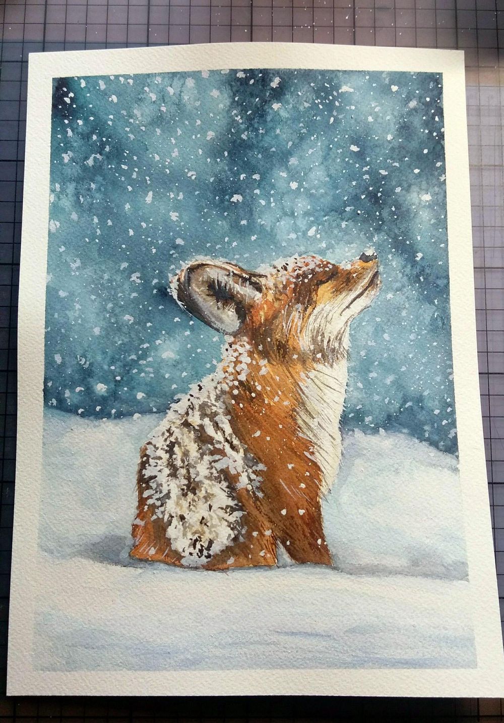 Little fox in the snow - image 1 - student project