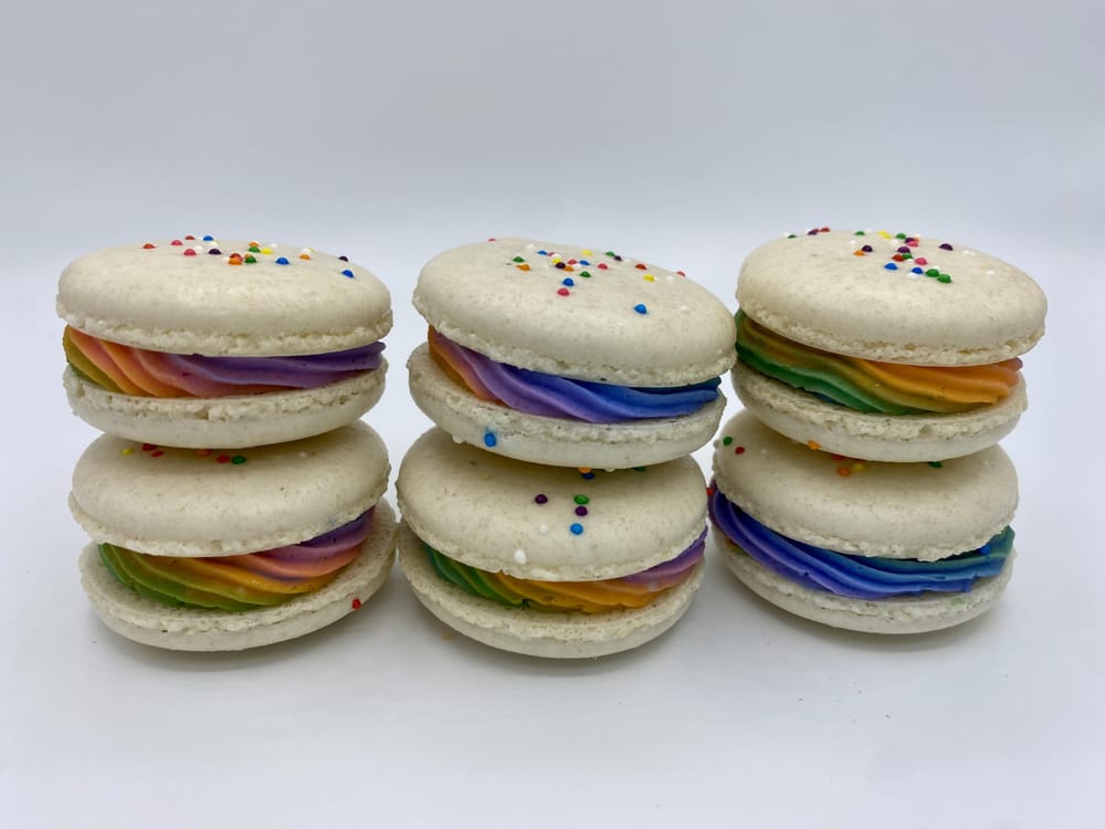 Rainbow French Macarons - image 1 - student project