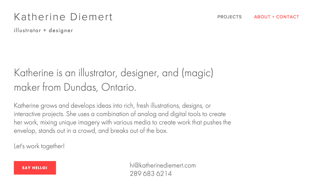 Hi! I'm Katherine, an illustrator + designer - image 2 - student project