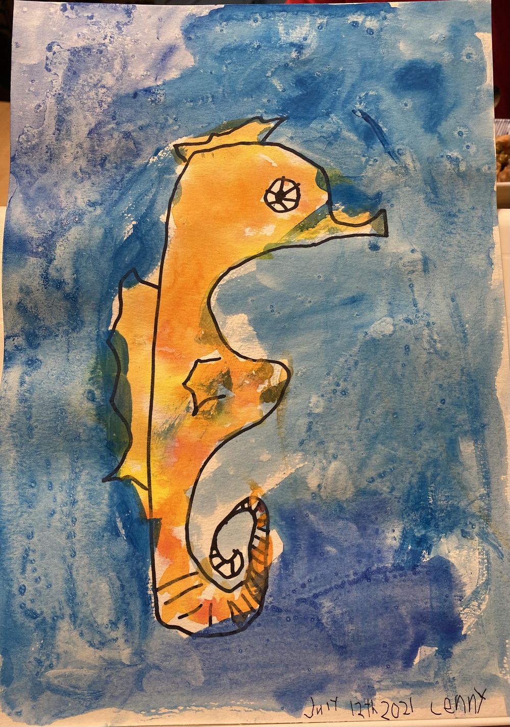 Sea horse by Lenny and Tomoko - image 1 - student project