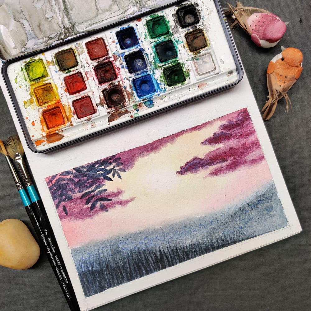 Flatlays for my artworks on Instagram - image 2 - student project