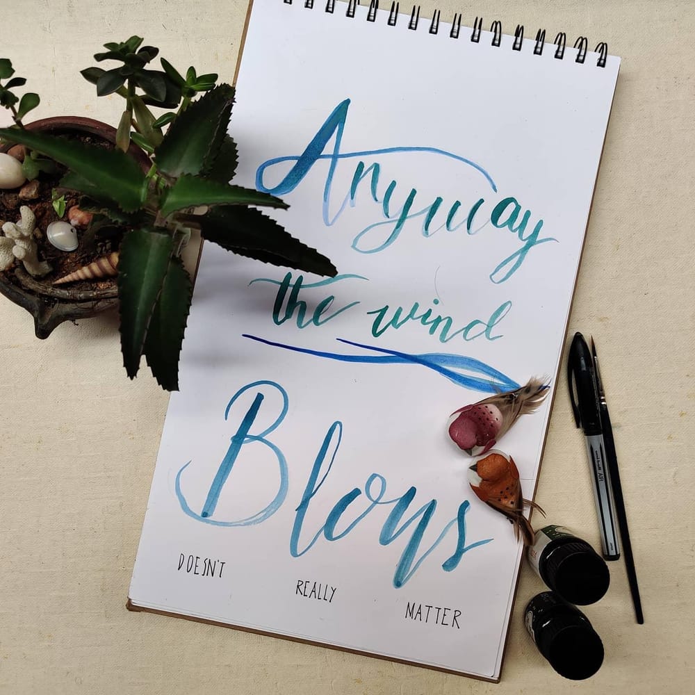 Love Bounce Lettering - image 1 - student project
