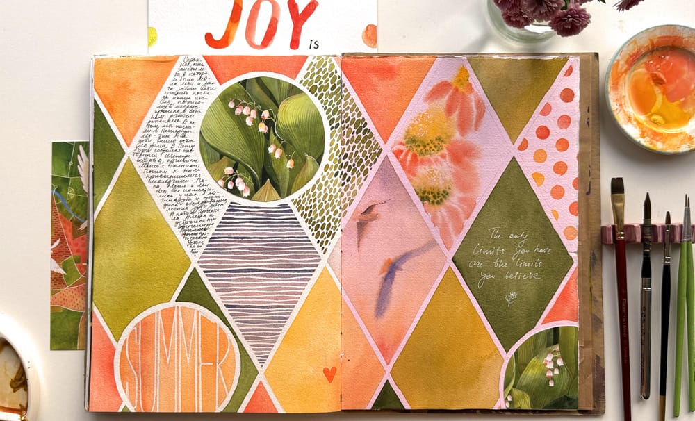 My Seasonals Sketchbook Spreads - image 2 - student project