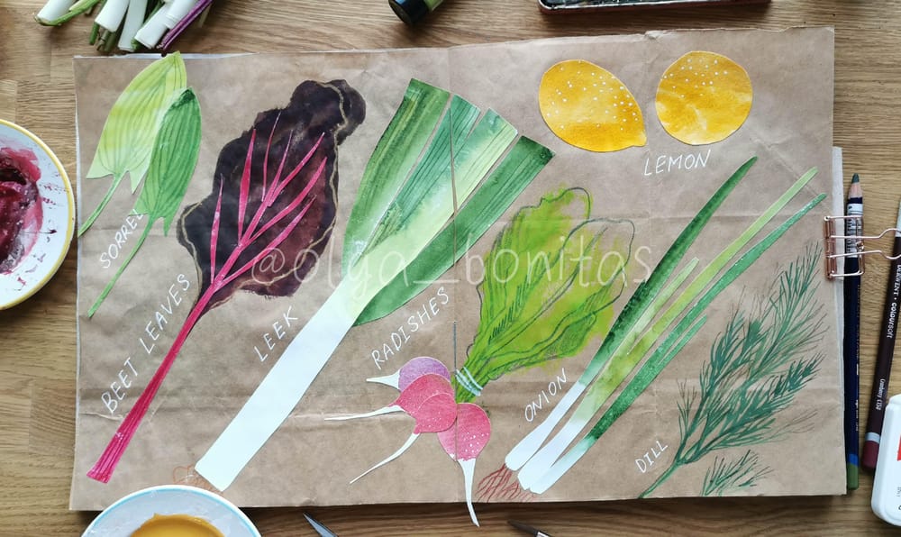 Illustrations from my wastepaper sketchbook - image 4 - student project