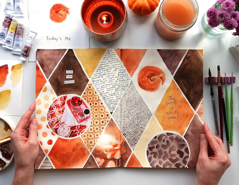 My Seasonals Sketchbook Spreads - image 1 - student project