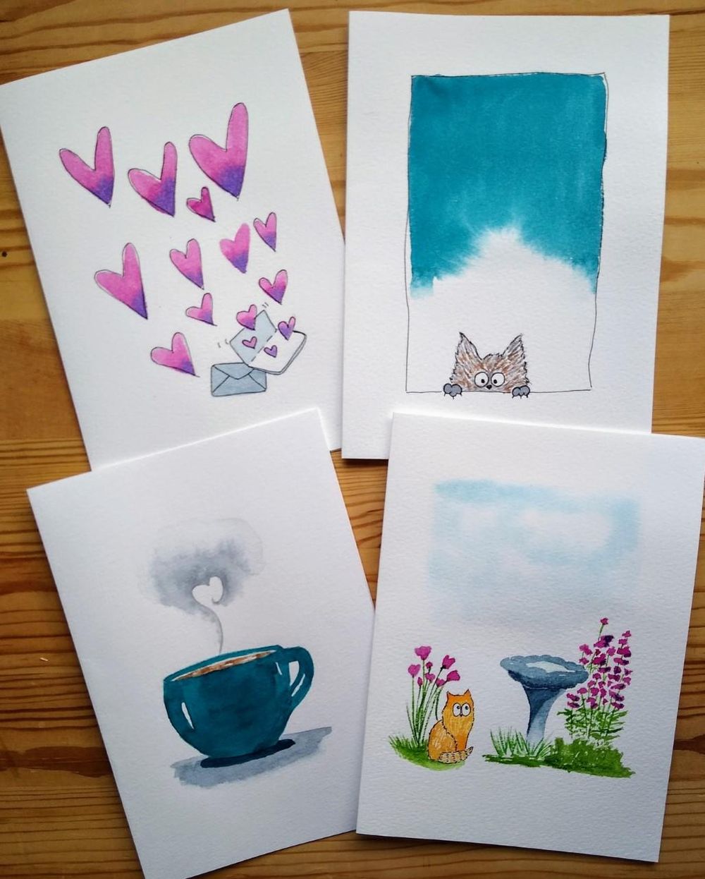 Watercolour Card Gift Set - image 1 - student project