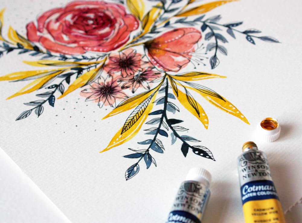 Whimsical florals - image 1 - student project