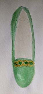 country clothing catalogue watercolour shoes - image 4 - student project
