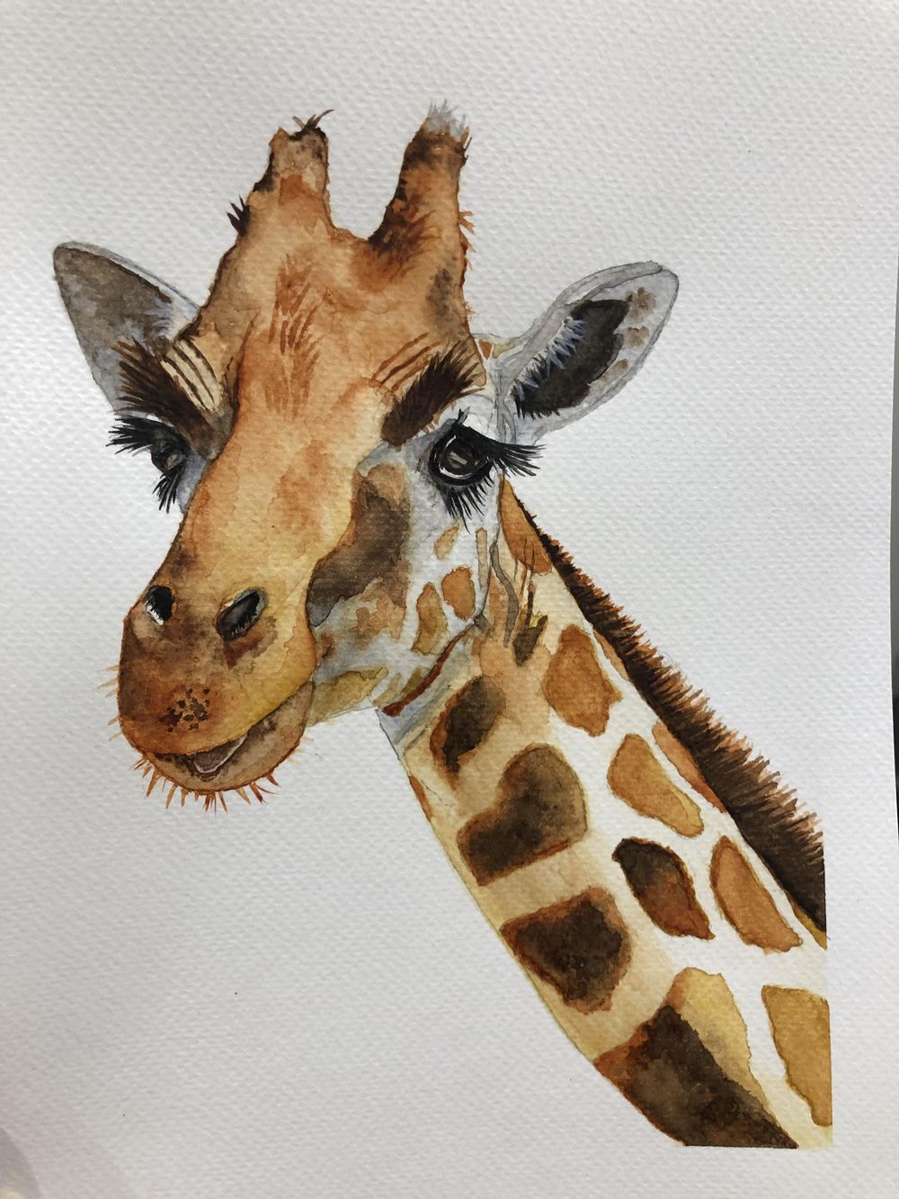 Watercolor Giraffe | Skillshare Student Project