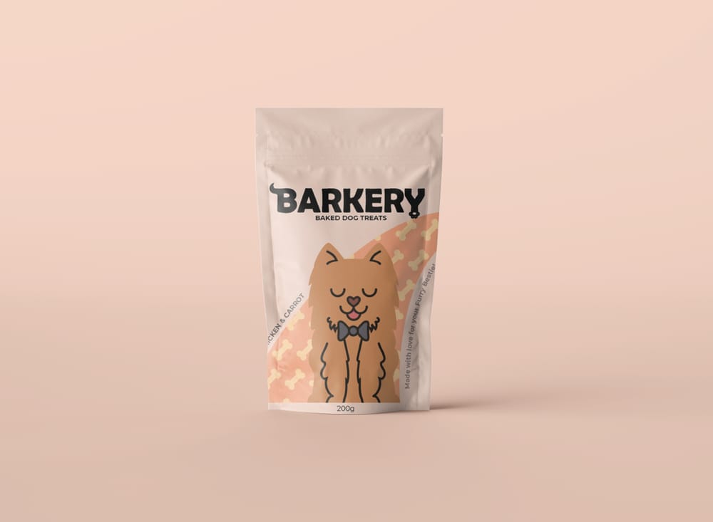 Barkery - Dog Treats Packaging - image 1 - student project