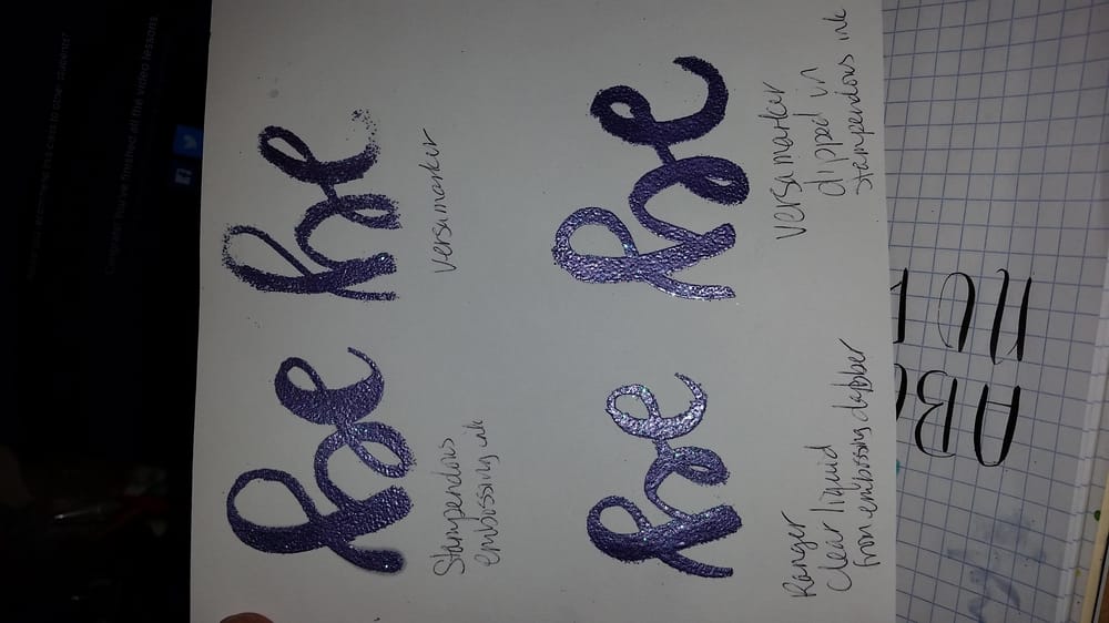 my embossing journey - image 1 - student project