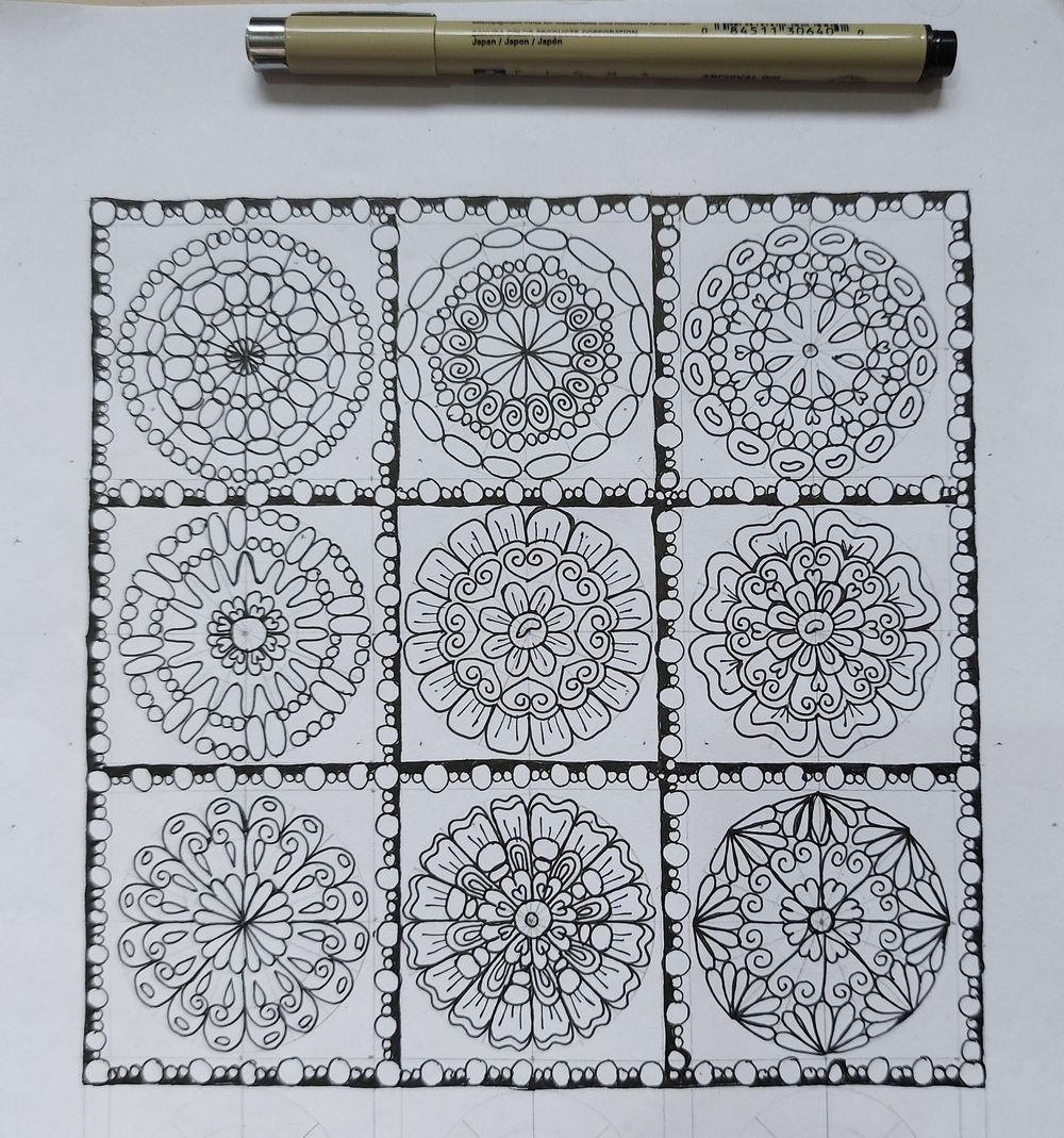 Mindfulness Mandalas - image 1 - student project