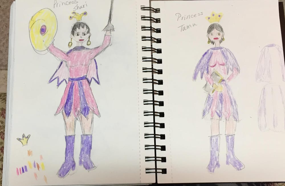 Princesses Shari and Tamu - image 2 - student project